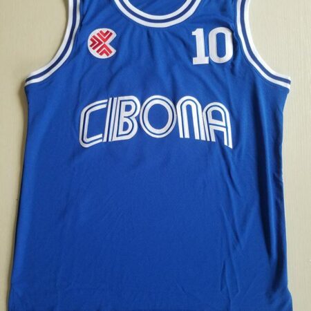 Drazen Petrovic 10 Cibona Zagreb Basketball Jersey
