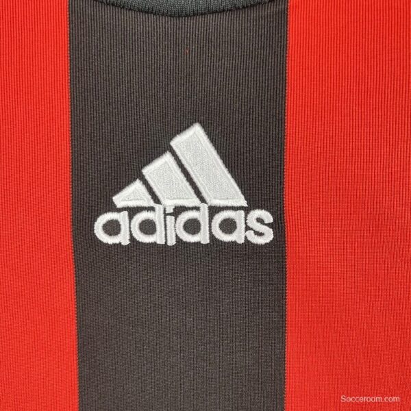 Retro 08/09 AC Milan Home Long Sleeve Jersey - Image 6