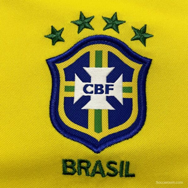 Retro 2002 Brazil Home Soccer Jersey - Image 11