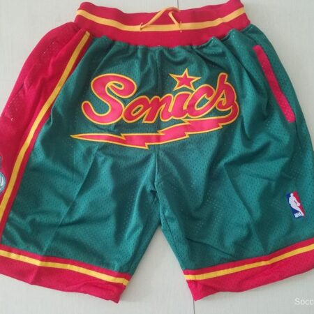 Seattle 1995-96 Throwback Classics Basketball Team Shorts