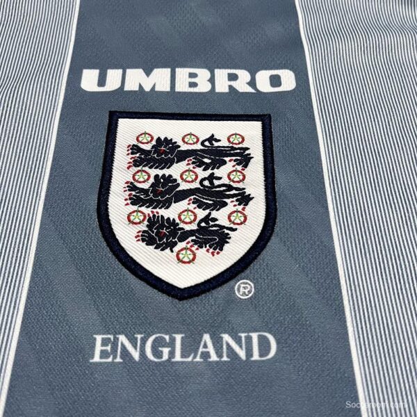 Retro 1996 England Away Soccer Jersey - Image 7