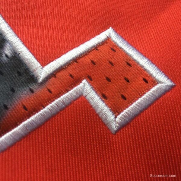 Men's Michael Jordan Gray And Red Retro Classic Team Jersey - Image 9