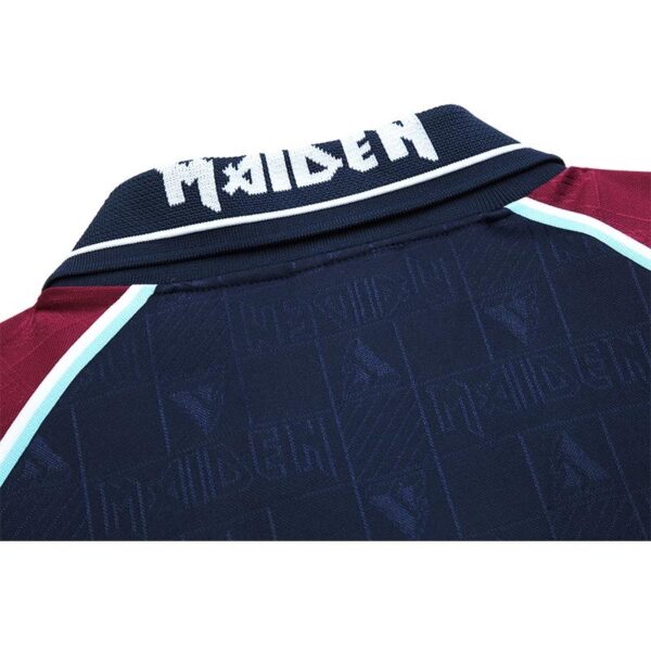 Retro 99/01 West Ham United x Iron Maiden Home Jersey - Image 4