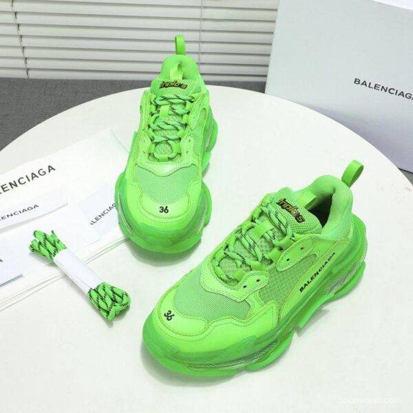 Men/Women Balenciaga Triple S Sneaker Green Item 6380380 - Image 9