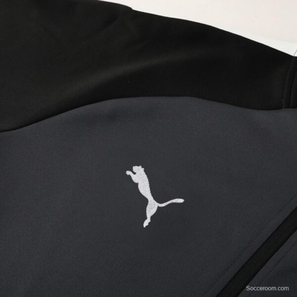 23/24 PUMA Black/Grey Full Zipper Hooide Jacket+Pants - Image 20