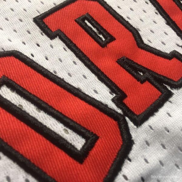 Men's Michael Jordan White Retro Classic Team Jersey - Image 7