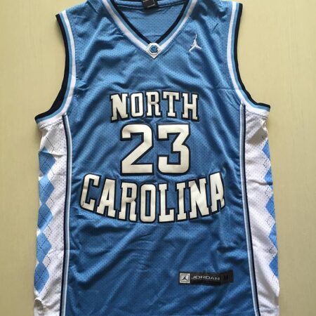 Michael Jordan 23 North Carolina College Basketball Jersey With AJ Logo
