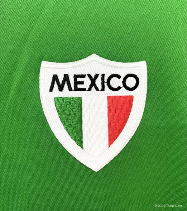 Retro 1970 Mexico Home Soccer Jersey - Image 4