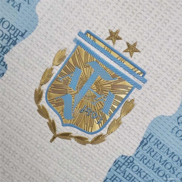 Retro 2021 Argentina Home Maradona Commemorative Edition Jersey - Image 4