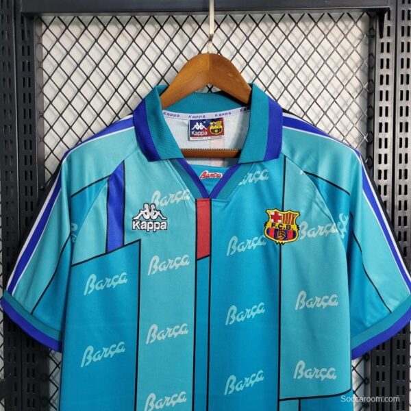 Retro 1995-97 Barcelona Away Jersey - Image 5