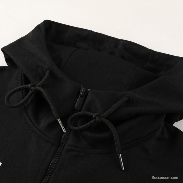 23/24 NIKE Black/Green Full Zipper Hooide Jacket+Pants - Image 4