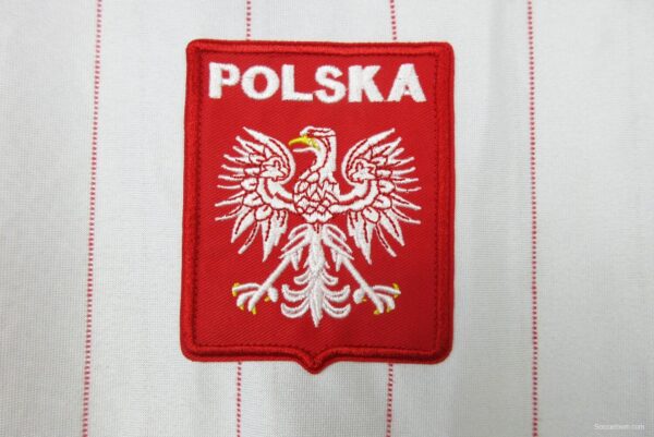 Retro 1982 Poland Home Jersey - Image 8