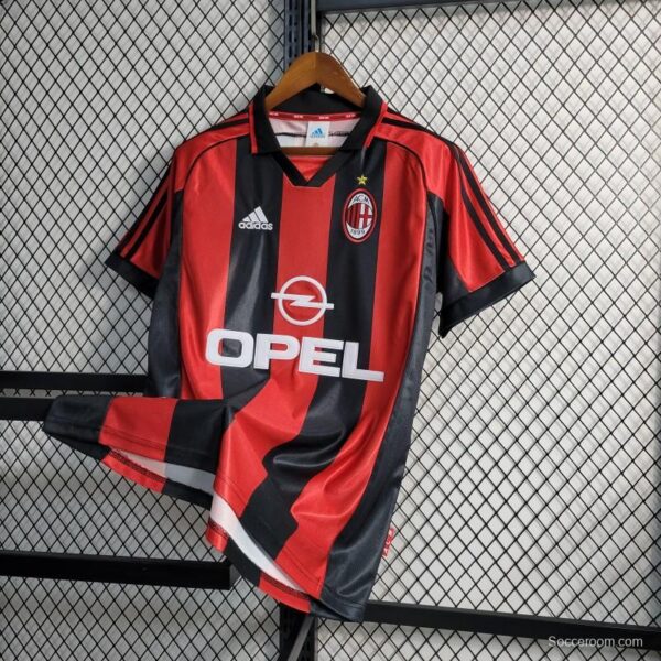 Retro 1998/99 AC Milan Home Jersey - Image 8