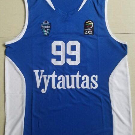 Lavar Ball 99 Lithuania Vytautas Blue Basketball Jersey