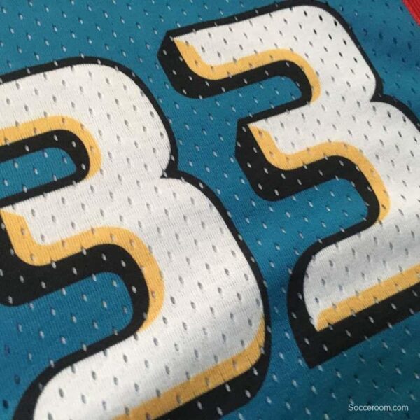 Men's Grant Hill Blue Retro Classic Team Jersey - Image 7