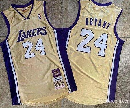 Men's Kobe Bryant Golden Retro Classic Team Jersey