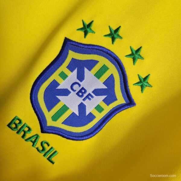 Retro 1997 Brazil Home Jersey - Image 3