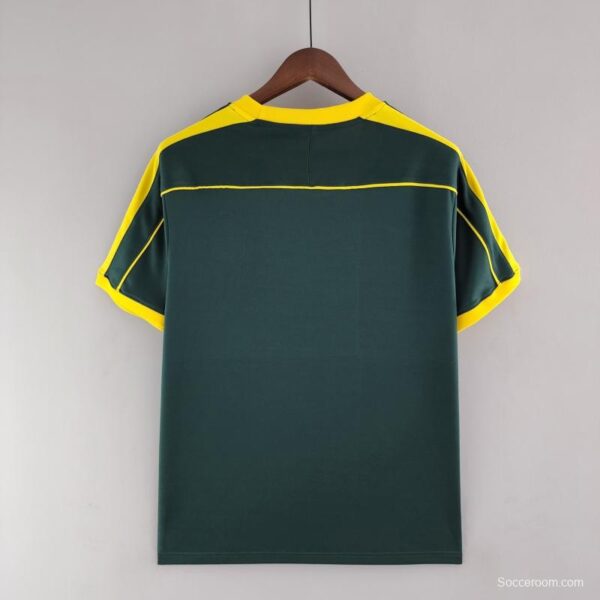 Retro Goalkeeper Brazil 1998 Dark Green Jersey - Image 2
