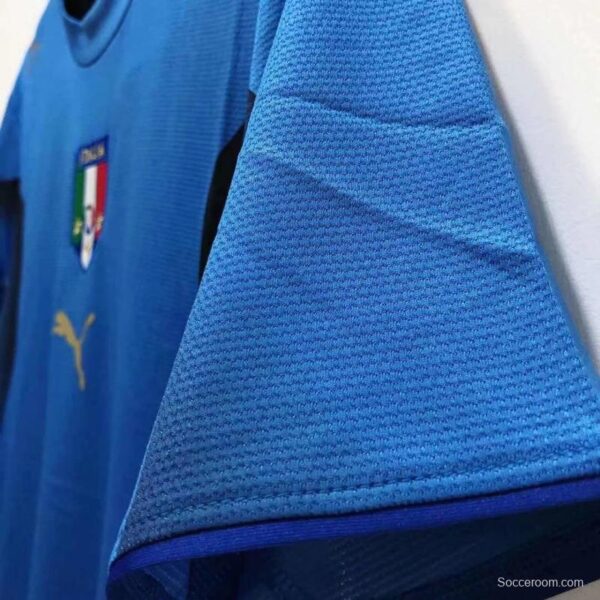 Retro 2006 Italy Home Soccer Jersey - Image 3