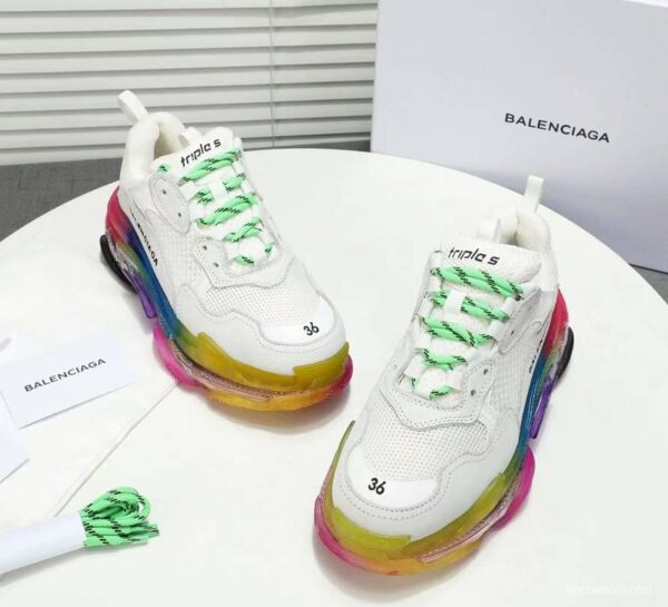Men/Women Balenciaga Triple S Sneaker White Item 6380340 - Image 9