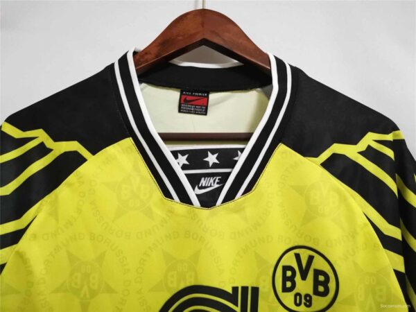 Retro 94/95 Borussia Dortmund Home Yellow Jersey - Image 2