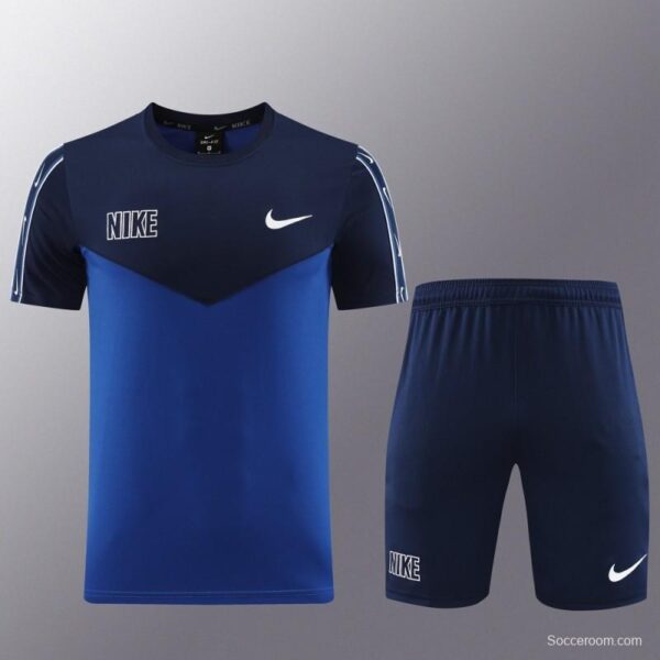23/24 NIKE Black/Blue Red Short Sleeve Jersey+Pants - Image 20