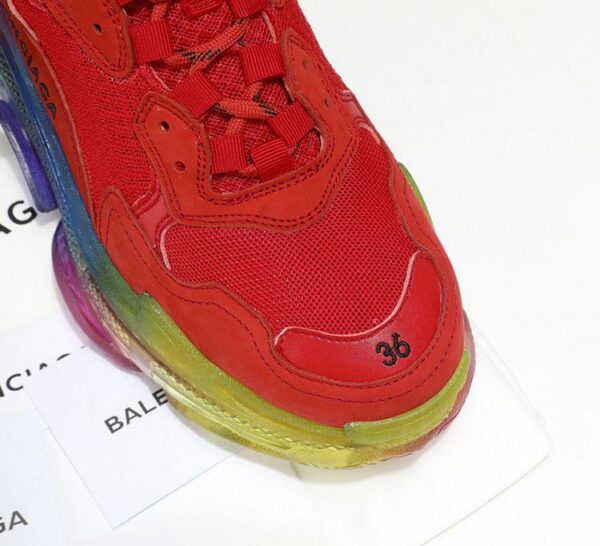 Men/Women Balenciaga Triple S Sneaker Red Item 6380340 - Image 5