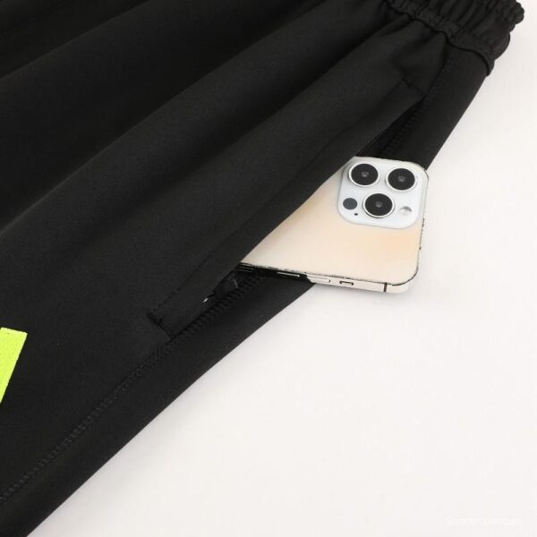 23/24 Arsenal Black/Green Full Zipper Jacket+Pants - Image 4