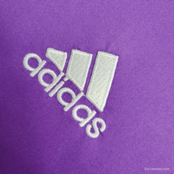Retro Long Sleeve Real Madrid 17/18 Away Purple Jersey - Image 6