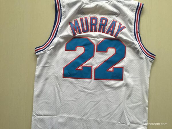 Bill Murray 22 Movie Edition White Basketball Jersey - Image 3