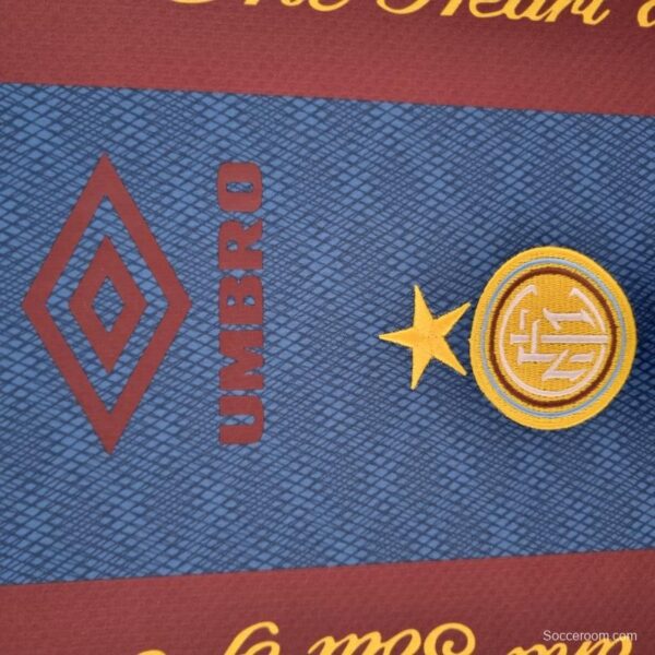 Retro Inter Milan 94/95 Training Jersey Red Blue - Image 3