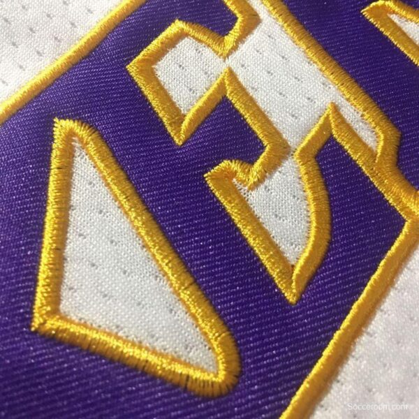Men's LeBron James White Retro Classic Team Jersey - Image 4