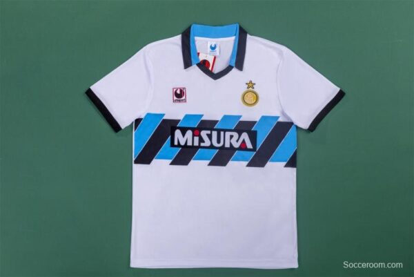 RETRO 90/91 Inter Away Soccer Jersey - Image 9