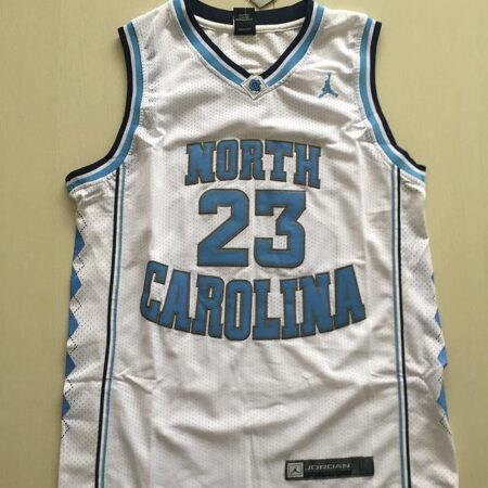 Michael Jordan 23 North Carolina College Basketball Jersey With AJ Logo