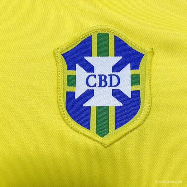 Retro 1970 Brazil Home Soccer Jersey - Image 8