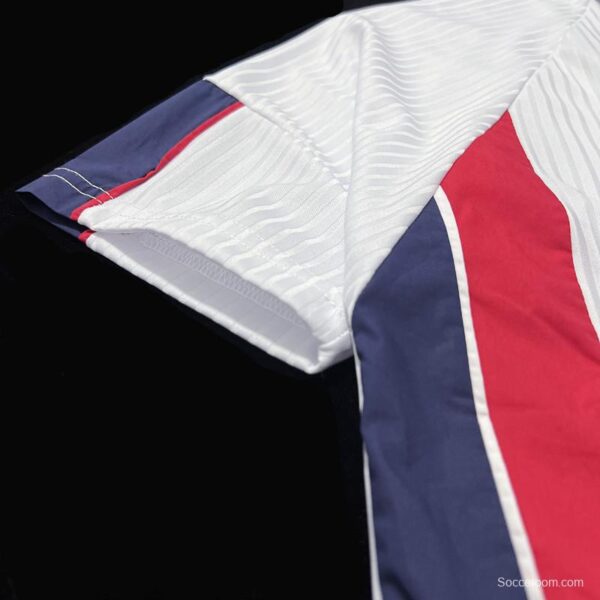 Long Sleeve Retro 1998 England Home Soccer Jersey - Image 4