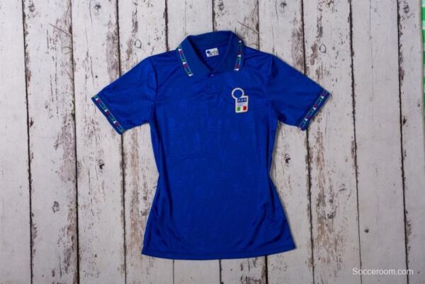 Retro 1994 Italy Home Soccer Jersey - Image 8