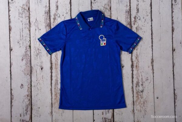 Retro 1994 Italy Home Soccer Jersey - Image 9