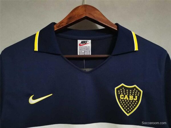 Retro 96/97 Boca Juniors Home Soccer Jersey - Image 4