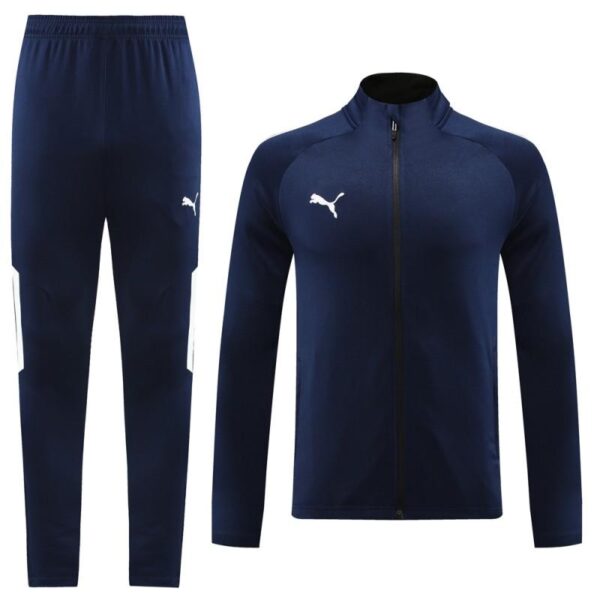 23/24 PUMA Navy Full Zipper Hooide Jacket+Pants - Image 8