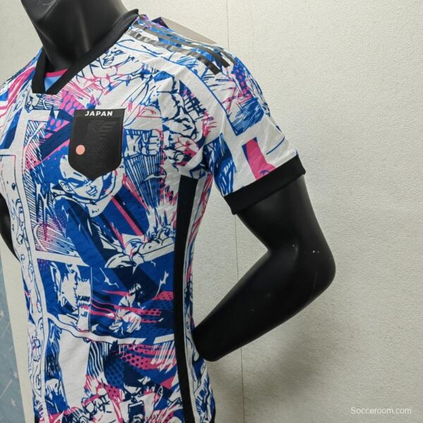 Player Version 2022 Japan X Dragon Ball Special Edition Soccer Jersey - Image 3