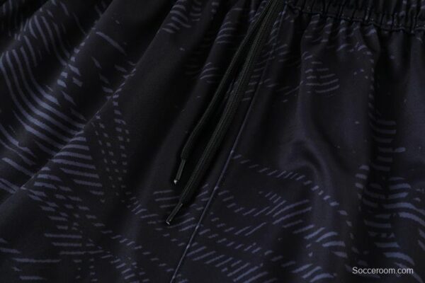 2023 Manchester United Dark Green Half Zipper Tracksuit - Image 6