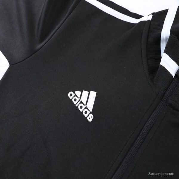 2023 Adidas Black White Full Zipper Jacket +Pants - Image 9