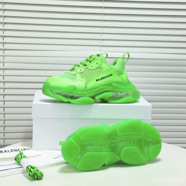 Men/Women Balenciaga Triple S Sneaker Green Item 6380380 - Image 3
