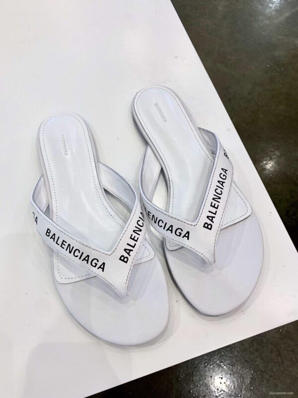 3 Color Men/Women Balenciaga Slipper White/Black/Silver - Image 16