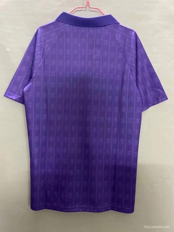 Retro 89/90 Fiorentina Home Soccer Jersey - Image 4