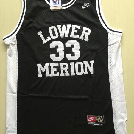 Kobe Bryant 33 Lower Merion High School Black Basketball Jersey