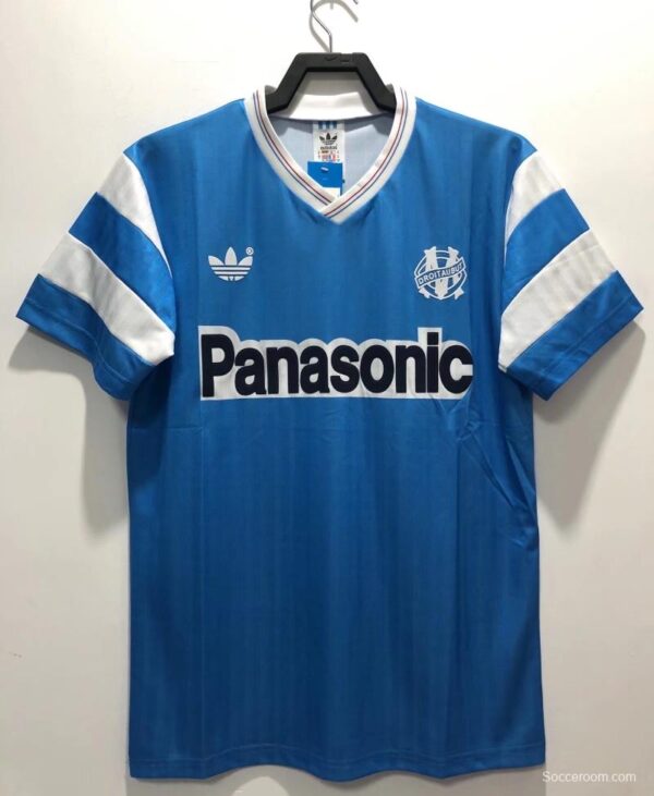 Retro 90/91 Olympique Marseille Away Soccer Jersey - Image 7