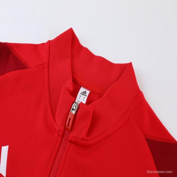 2023 Adidas Red Full Zipper Jacket +Pants - Image 14