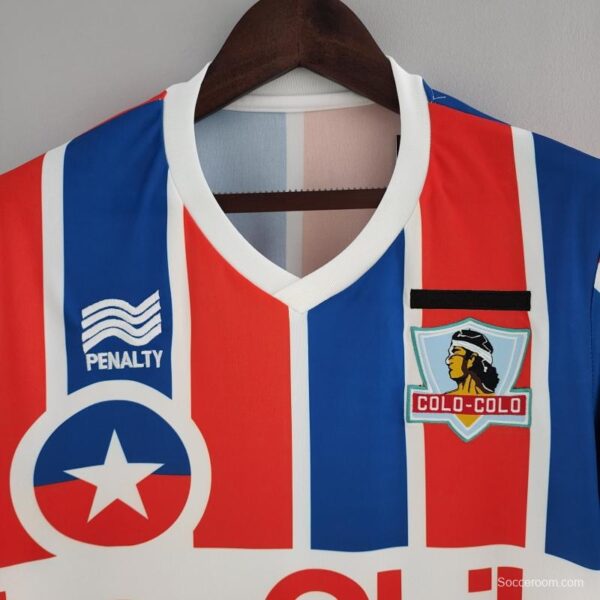 Retro 1986 Colo Colo Away Soccer Jersey - Image 9